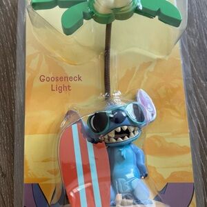 Disney Stitch Gooseneck Light with Surfboard - Blue and Green